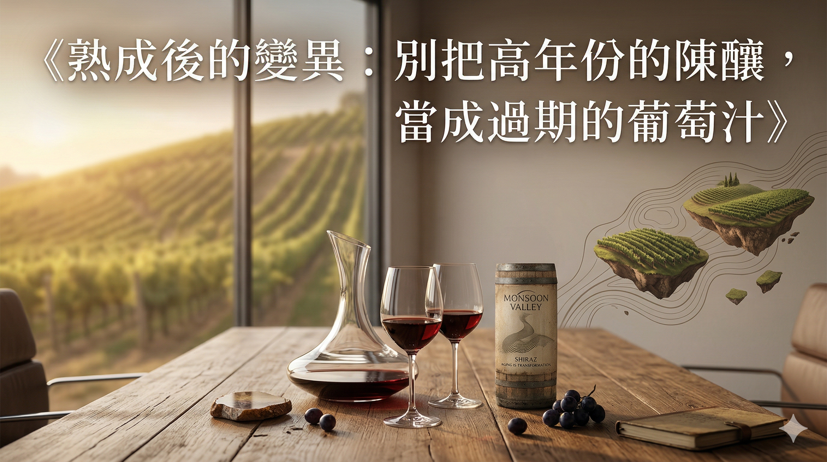 《熟成後的變異：別把高年份的陳釀，當成過期的葡萄汁》